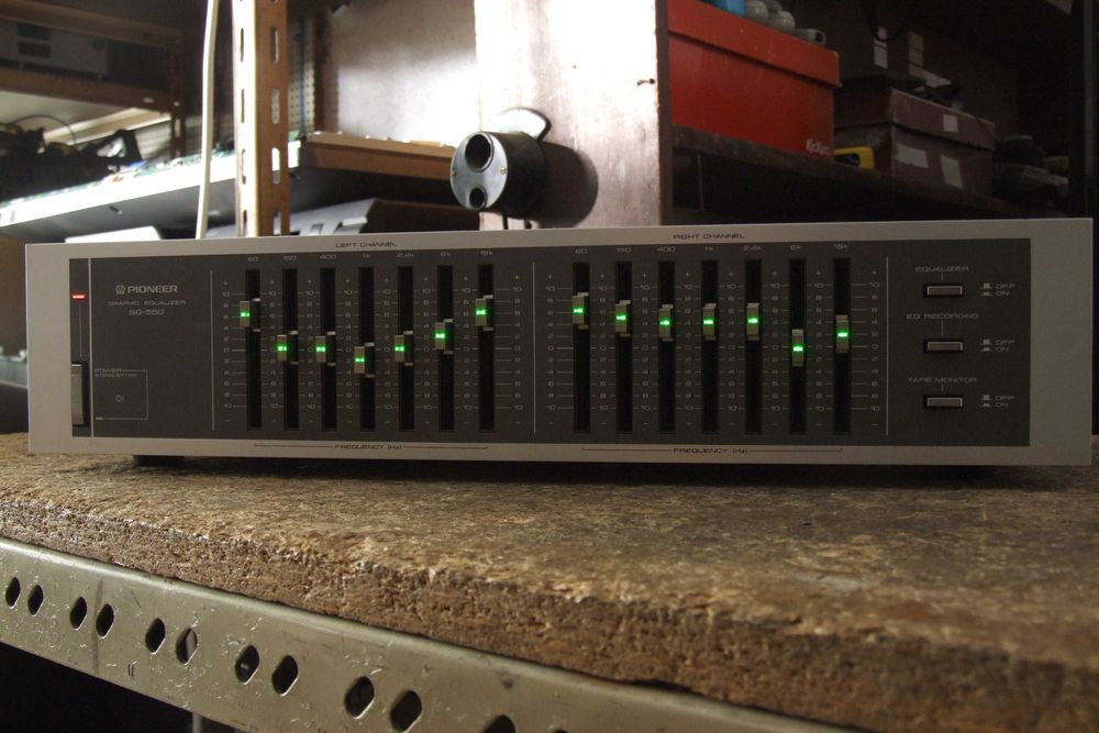 Equalizador Pioneer SG-550 de 1984 Vintage!