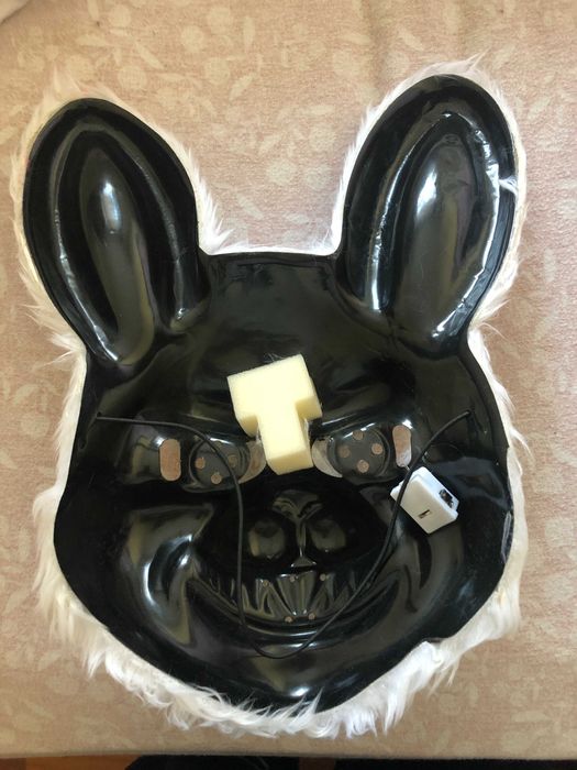 Máscara coelho assustador LED