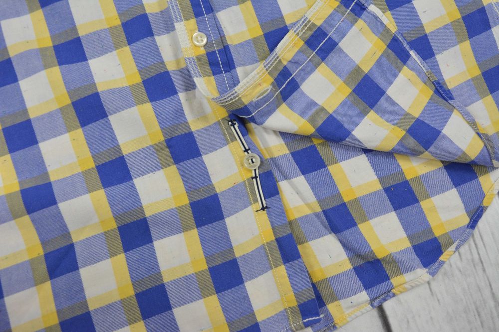 Tommy Hilfiger Custom Fit Męska Koszula Casual Kratka Rozmiar M