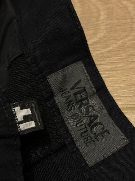 Штани Versace Jeans Couture made in italy вінтажні темно-сині size M-L