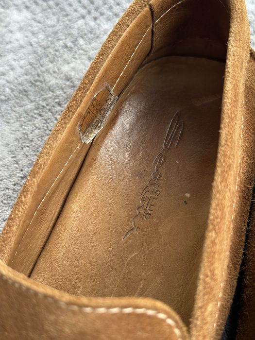 Замшеві мокасини santoni (оригінал)
