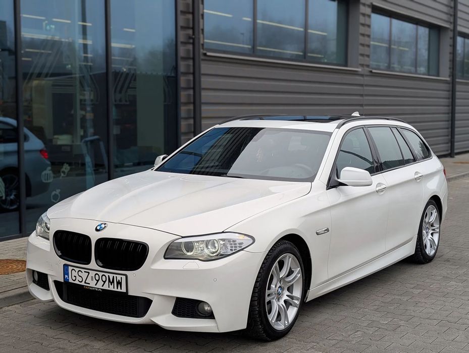 BMW Seria 5 F11 520D 184KM M-Pakiet Świetny stan Panorama/HUD/Alcantara/Duża navi