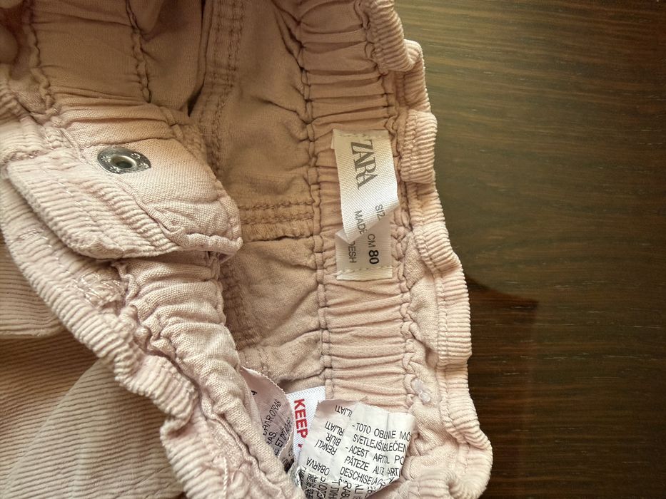 Дитячі джинси для дівчинки Zara, розмір 74 та 80