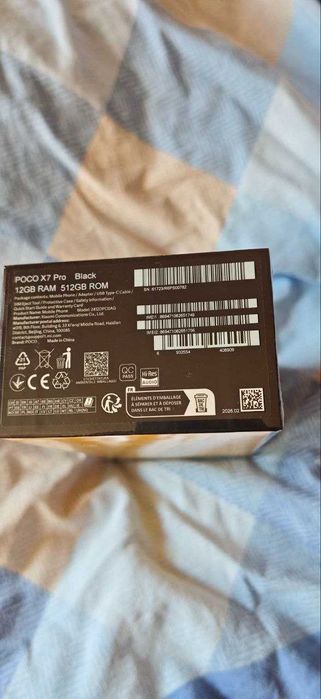 Xiaomi Poco X7 Pro 12/512 Czarny NOWY Folia