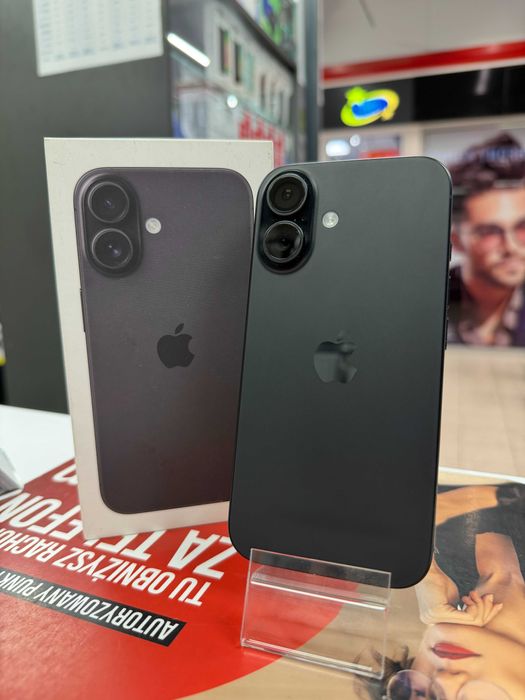 iPhone 16 128GB | Bateria 100% | Gwarancja 13.02.2027r | Sklep |