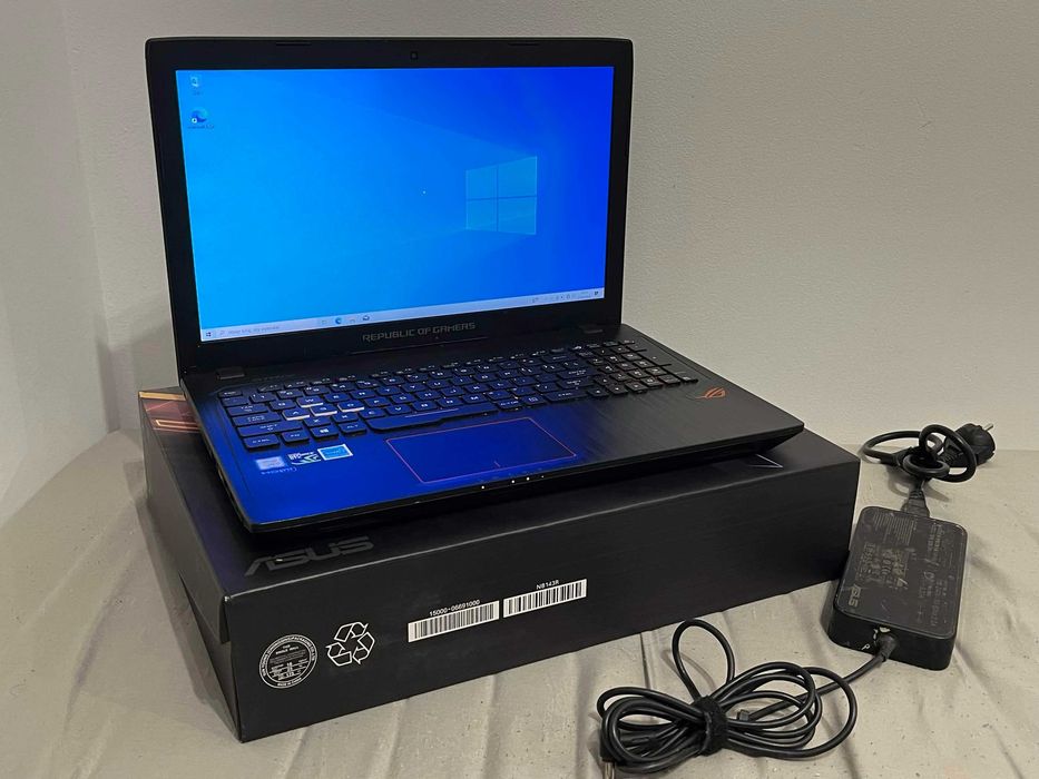 Laptop gamingowy ASUS ROG STRIX GL553V I5-7300HQ GTX 1050 4GB 256GB SSD + 1TB HDD Win 10