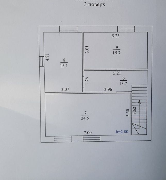 Продам квартиру в  таунхаусі, 210 кв м , центр міста.