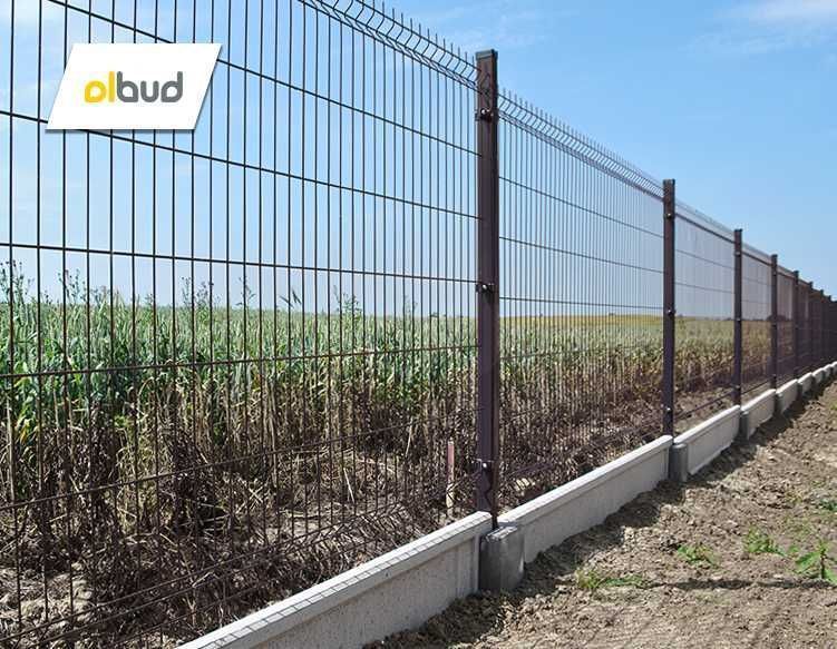Ogrodzenie panelowe 3D 1530mm fi4mm grafit - cena 1mb - panel ogrodzeniowy 3D Stężyca