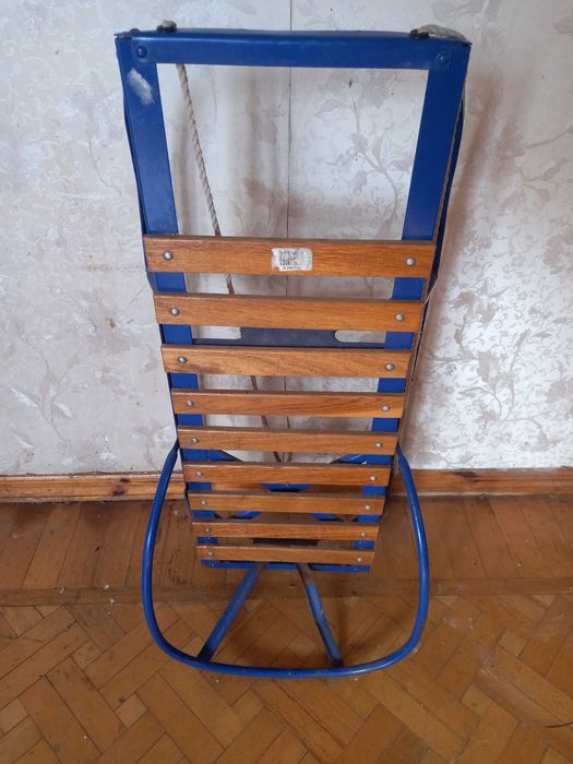 Санки со спинкой