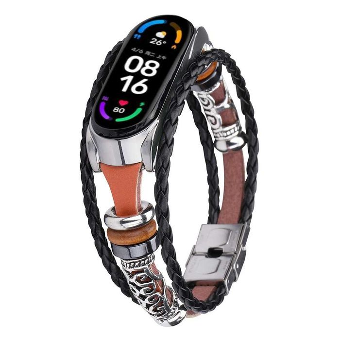 Ремінець вінтажний для фітнес-браслета Xiaomi Mi Band 3,4,5,6,7,8,9,10