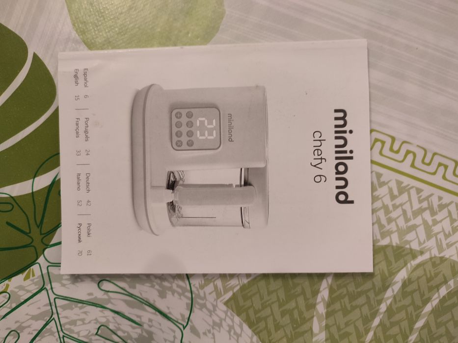 Robot 4 em 1 para bebés - esterilizador/aquecedor de biberões