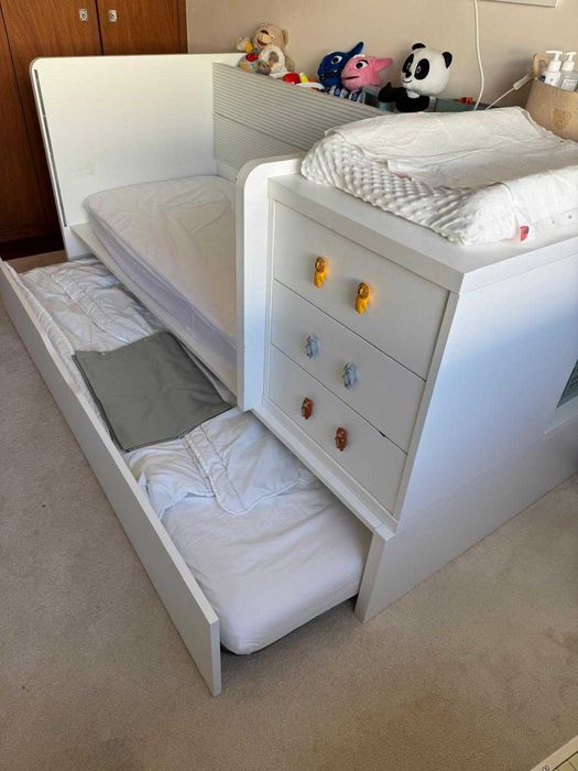 Berço conversivel com cama solteiro