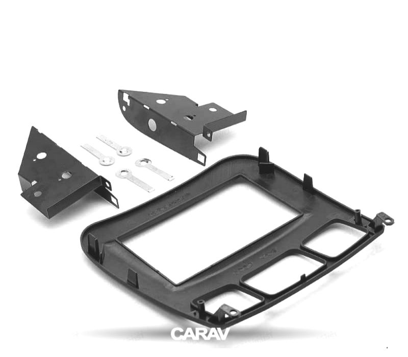 MOLDURA ADAPTADOR PRETO PARA RADIO 2-DIN MERCEDES CLASE S W220