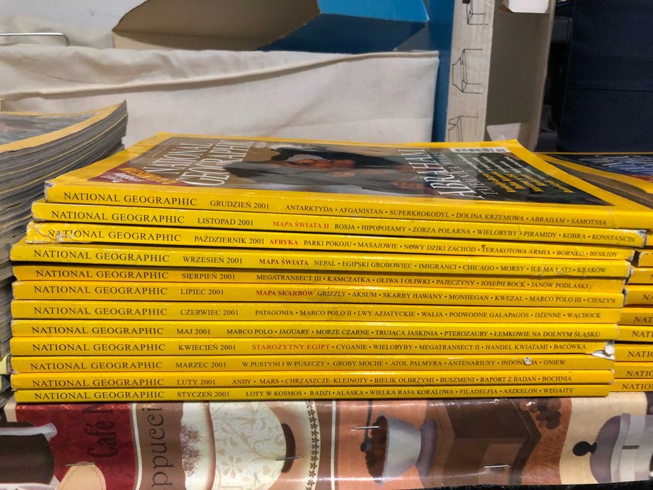 Kolekcja magazynu "National Geographic", 6 roczników, 1999 - 2004