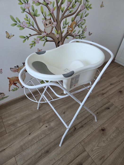 Wanienka niemowlęca dziecięca ze stelażem