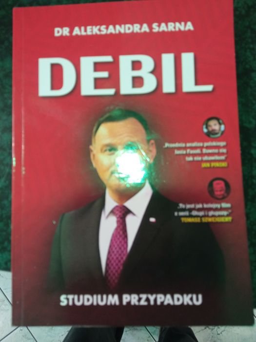 Książka 'Debil' Studium przypadku Dr. Aleksandra Sarna