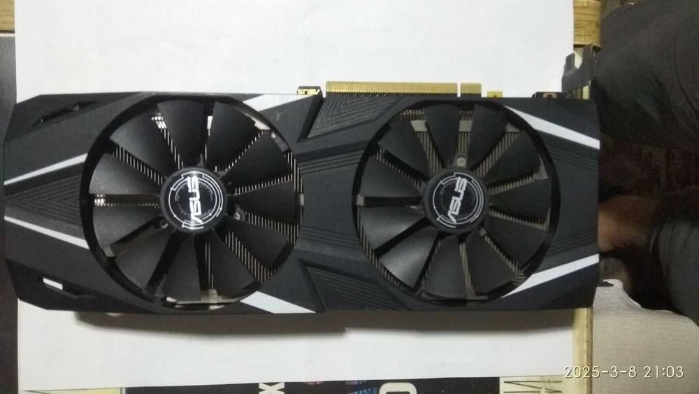 Відеокарта ASUS RTX2080 DUAL 8GB OC ( память Samsung )