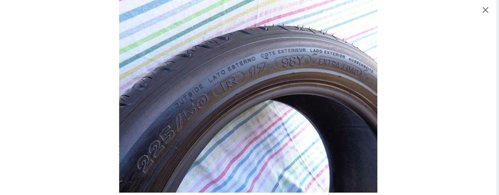 MICHELIN Pilot PRIMACY 225/50 R17 98Y Extra Load nieużyta opona letnia