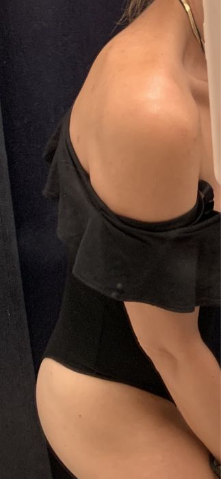 Черное боди вискоза by H₴M XS/S 300 гр