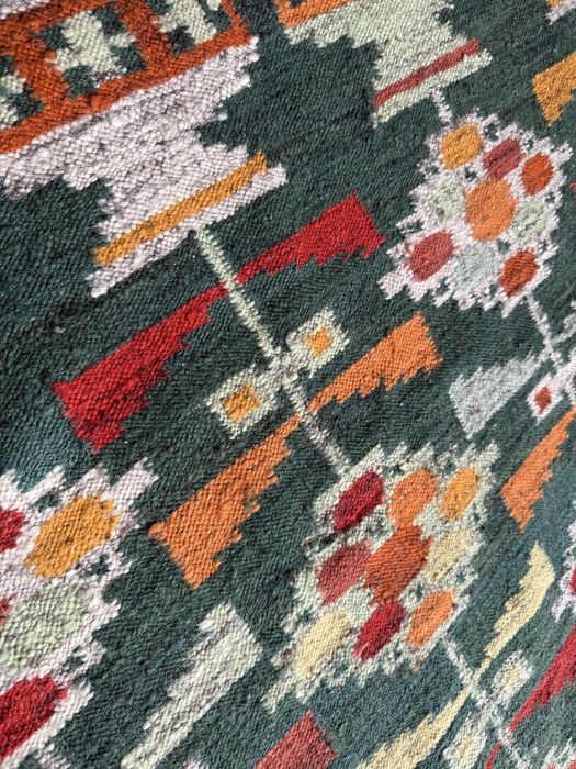 Duzy kilim PRL dywan