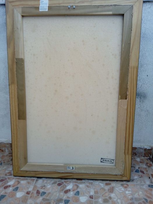 quadro pintado alusivo as plantas e a agua