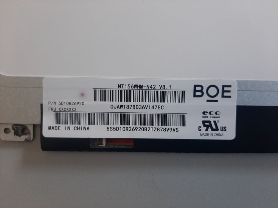Ecrã LCD Portátil 15.6" 30 pin
NT156WHM-N42 V8.1