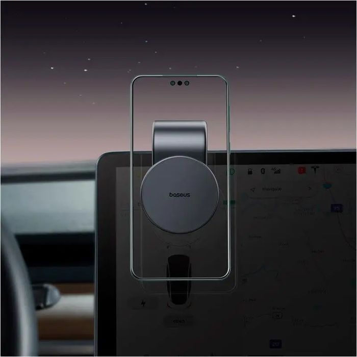 Автомобільний тримач Baseus PrimeTrip Magnetic Stick-On  C02 Android