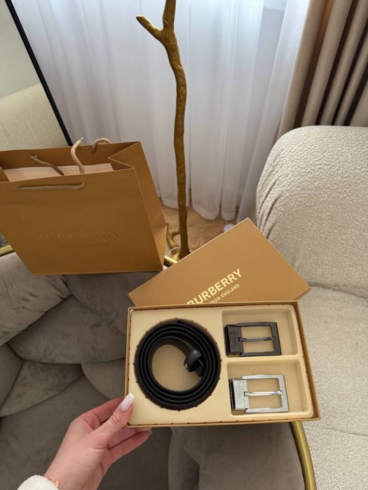 Набір чоловічій ремінь Burberry