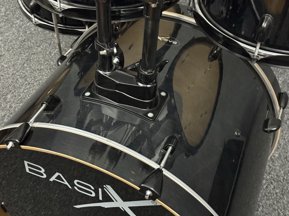 ++ BASIX Classic Custom Black - PERKUSJA Akustyczna zestaw werbel ++