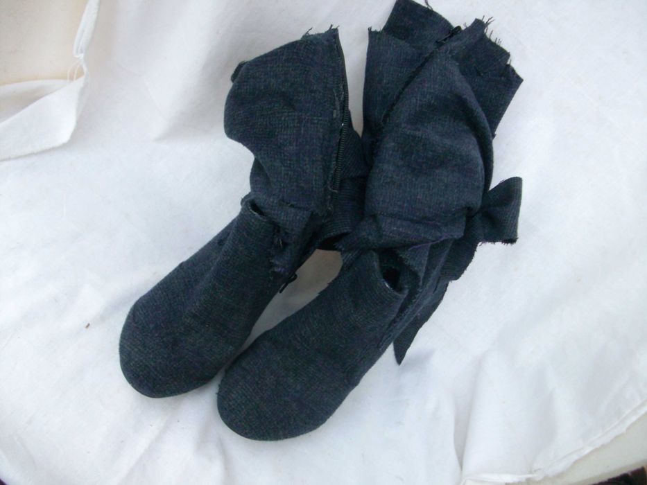 Irregular Choice jeansowe botk szpilki 37