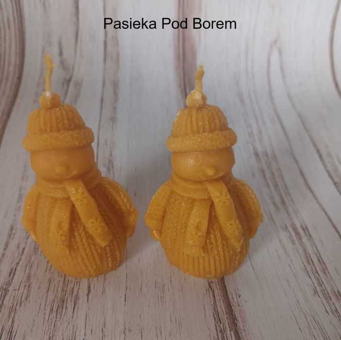 Świeca figurka z wosku pszczelego