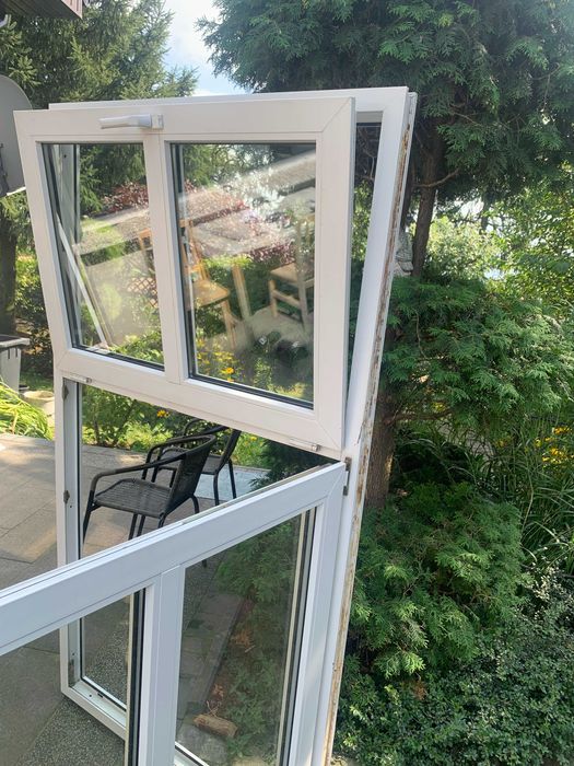 Okno pcv, z demontażu 107x198 / 107x125/