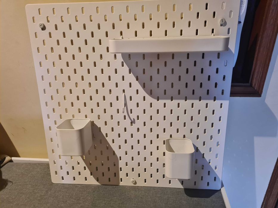 Arrumação de parede com acessórios