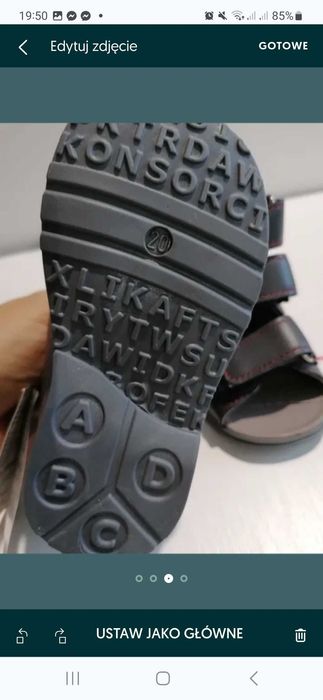 Buty profilaktyczne sandały Nowe