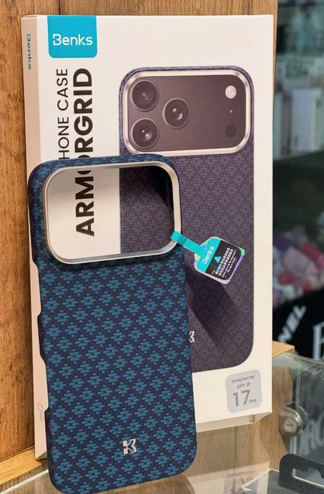 Чохол iphone 17 pro max кевлар Benks. Чехол айфон 17 про макс