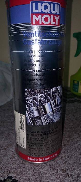 Líquido protecção válvulas GPL