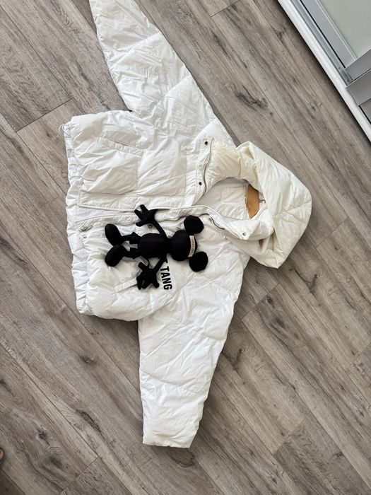 Женский белый пуховик (s/m)