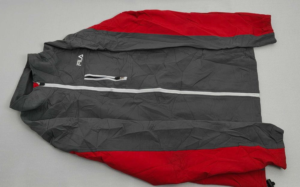 FILA kurtka czerwona szara