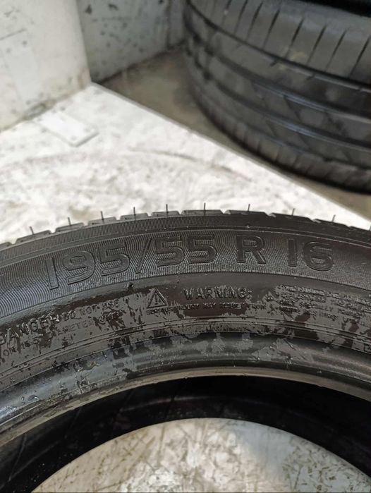 2 opony letnie Michelin 195/55 16 6,5mm. Możliwy montaż