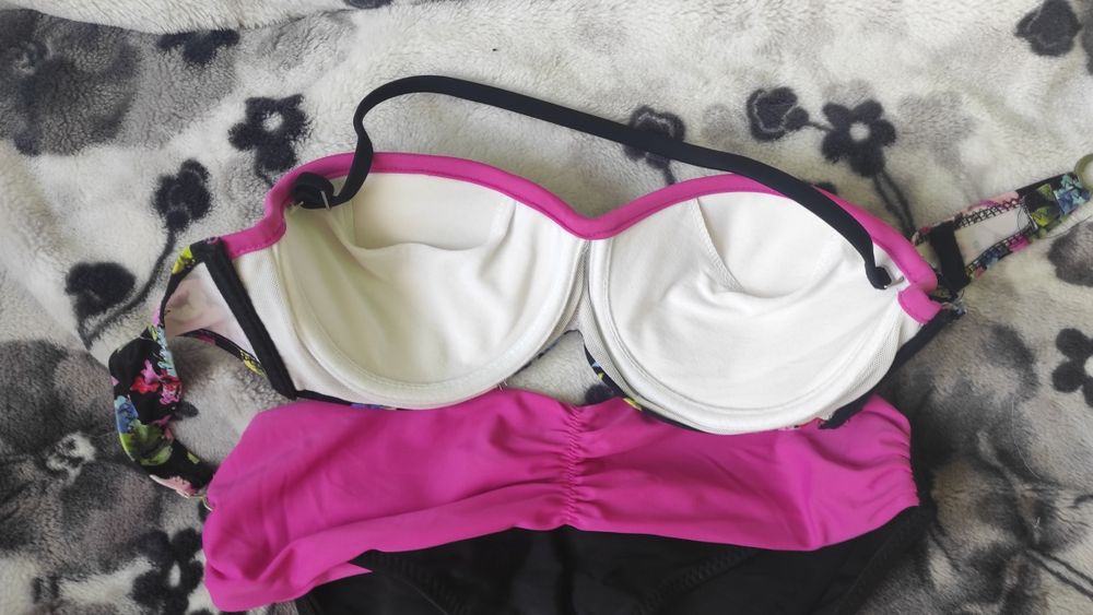 Bikini strój kąpielowy w kwiaty