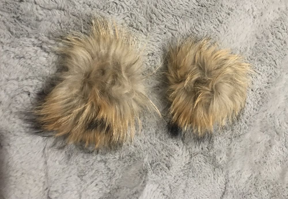 Punhos pêlo natural