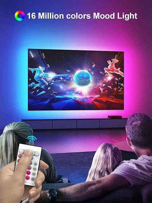 Oświetlenie Led RGB do TV do 80 cali synchronizacja z muzyką  637