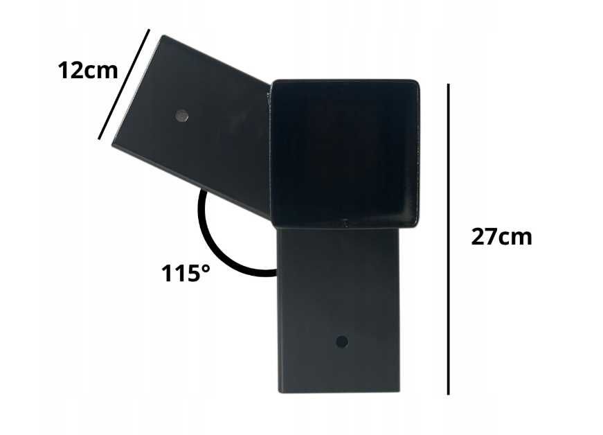 Łączniki  narożnikowe  do słupów kantówki altana profil 120mm
