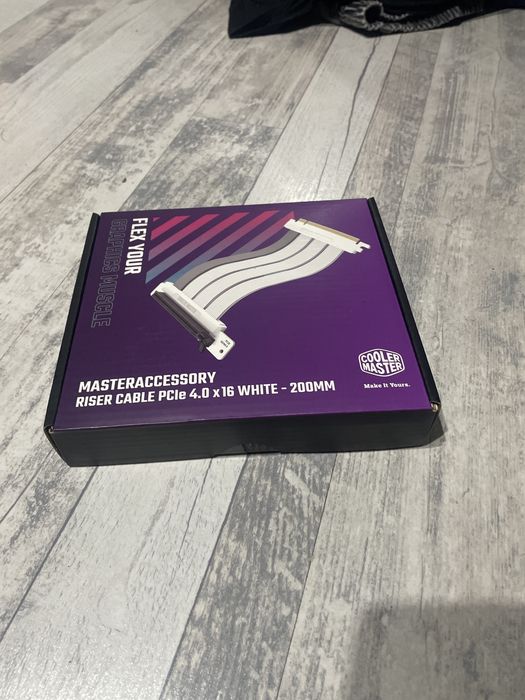 Tasma Cooler Master PCIe 4.0 x16 Riser Kabel 200mm / 300mm | NOWE ZAPLOMBOWANE