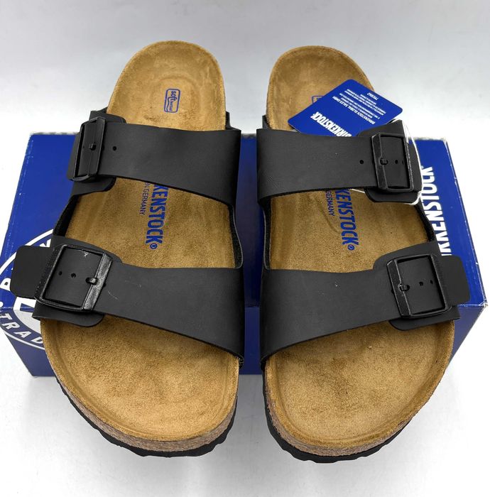 ‼️Nowe oryginalne klapki BIRKENSTOCK Arizona czarne 43 AZ 245 skóra