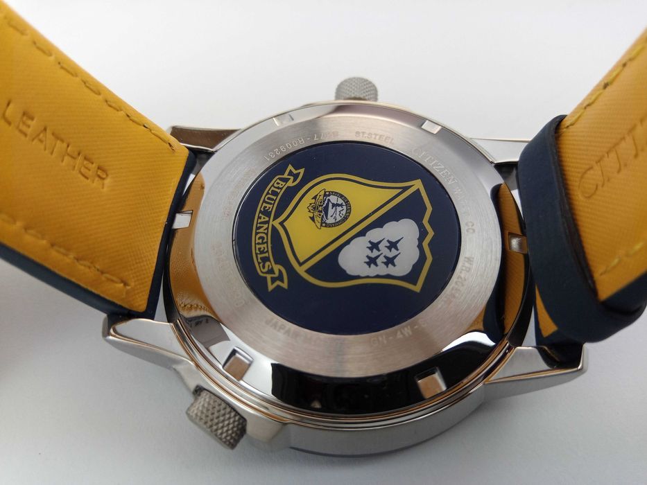 Культовые часы Citizen Ночной Ястреб спецверсия Blue Angels BJ7007-02L