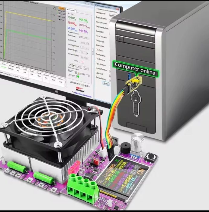 DL24EW 150 Вт Wi-Fi Smart Power Электронный тестер нагрузки.