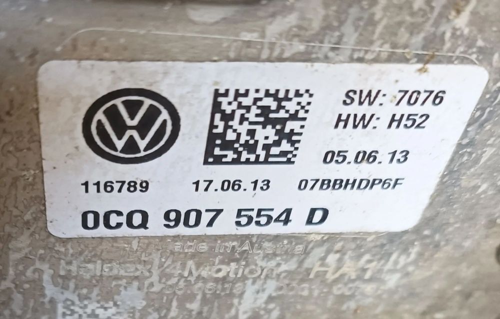 Diferencial traseiro Audi A3 S3 2.0 TFSI de 2012