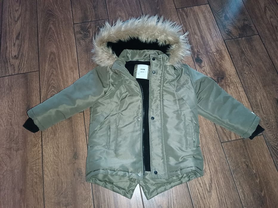 Jesienno zimowa kurtka typu parka r 98