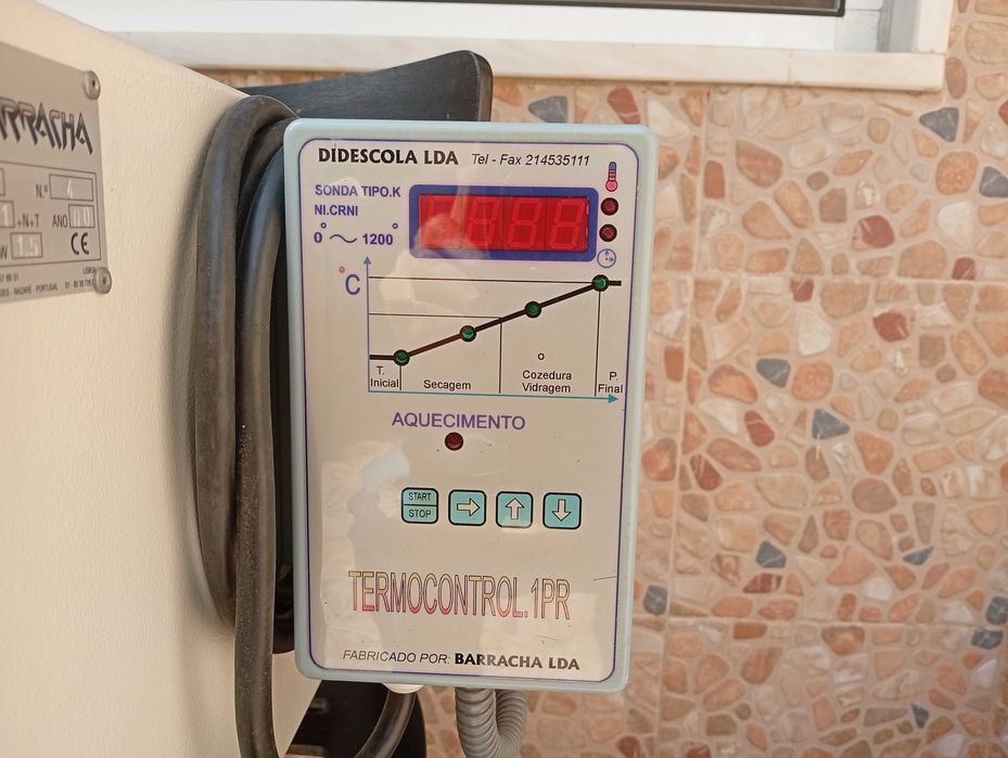 Forno Mufla + acessórios - Barracha K1 - 1200º centígrados